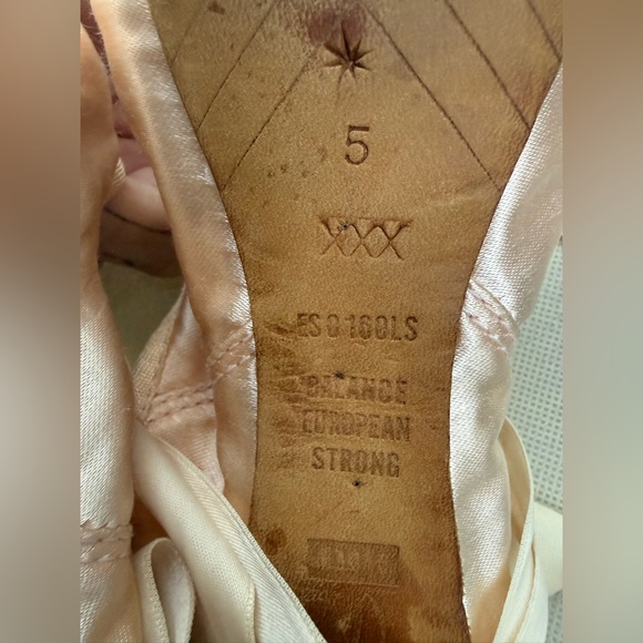 BLOCH 5 ballet point pink exercise dance shoes flats European - Picture 5 of 8